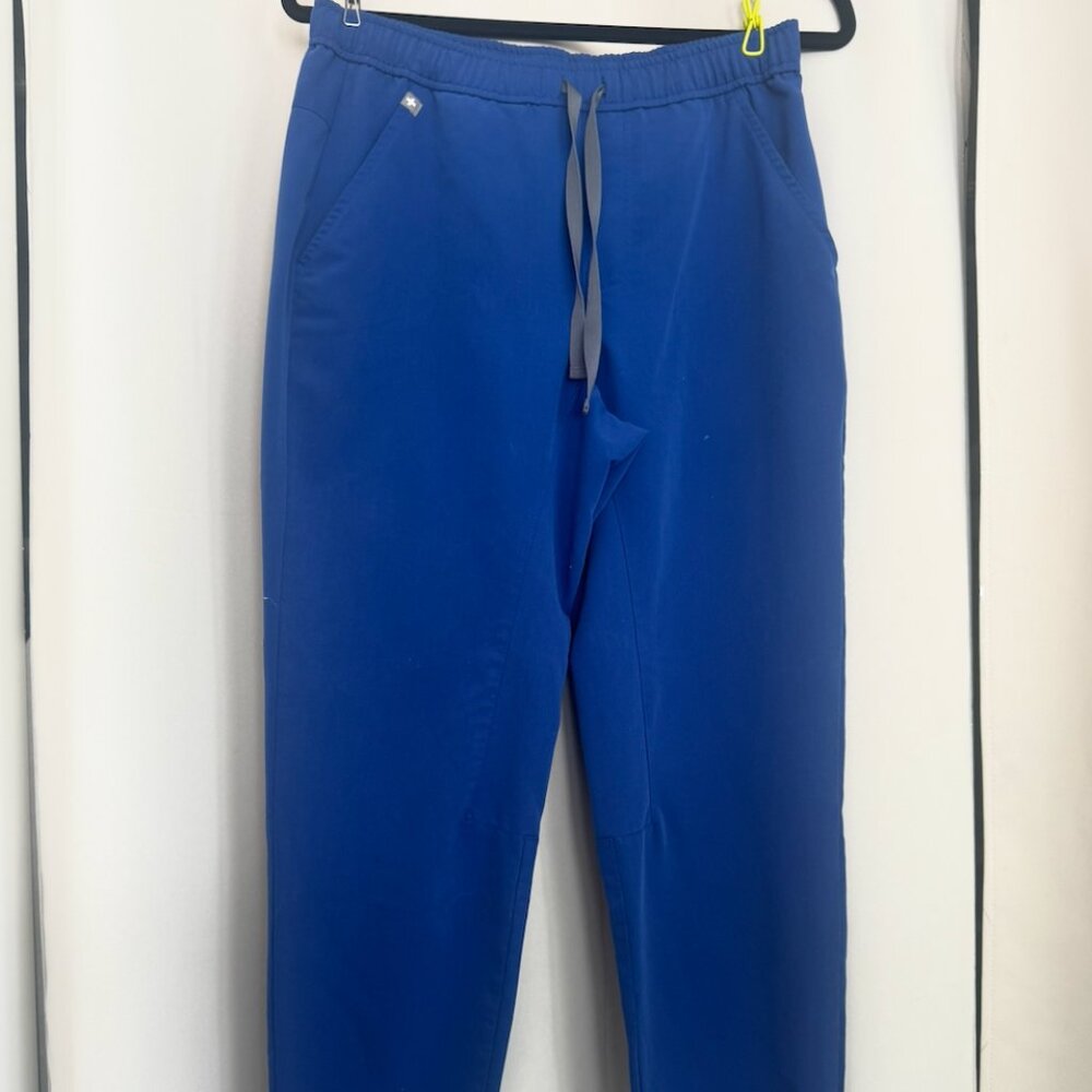 FIGS Tansen Jogger Scrub Pants Men Small Blue Modern Medical Scrubs